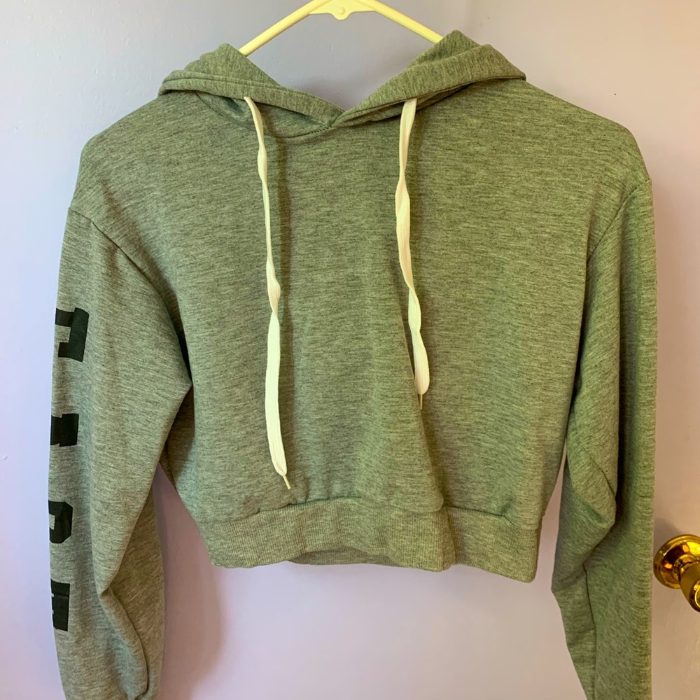 East Coast cropped sweatshirt